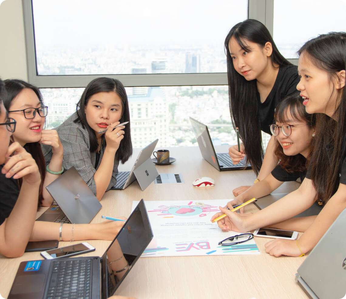 Professional office workspace